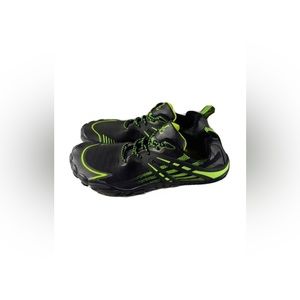 L-RUN Women's Water Shoes Toe Water Shoe Black/Green Size 7.5US/38EU